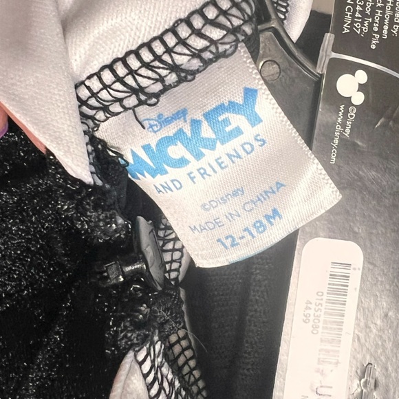 Spirit Halloween Disney Minnie Mouse Polka Dot Dress Costume Set size 12-18M NWT - Picture 8 of 9